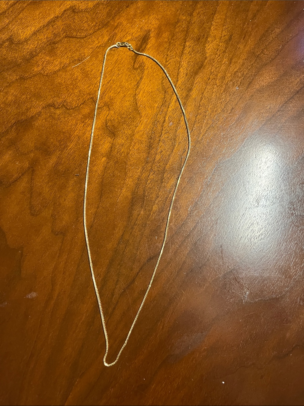 18 Kt Delicate Gold Chain Necklace